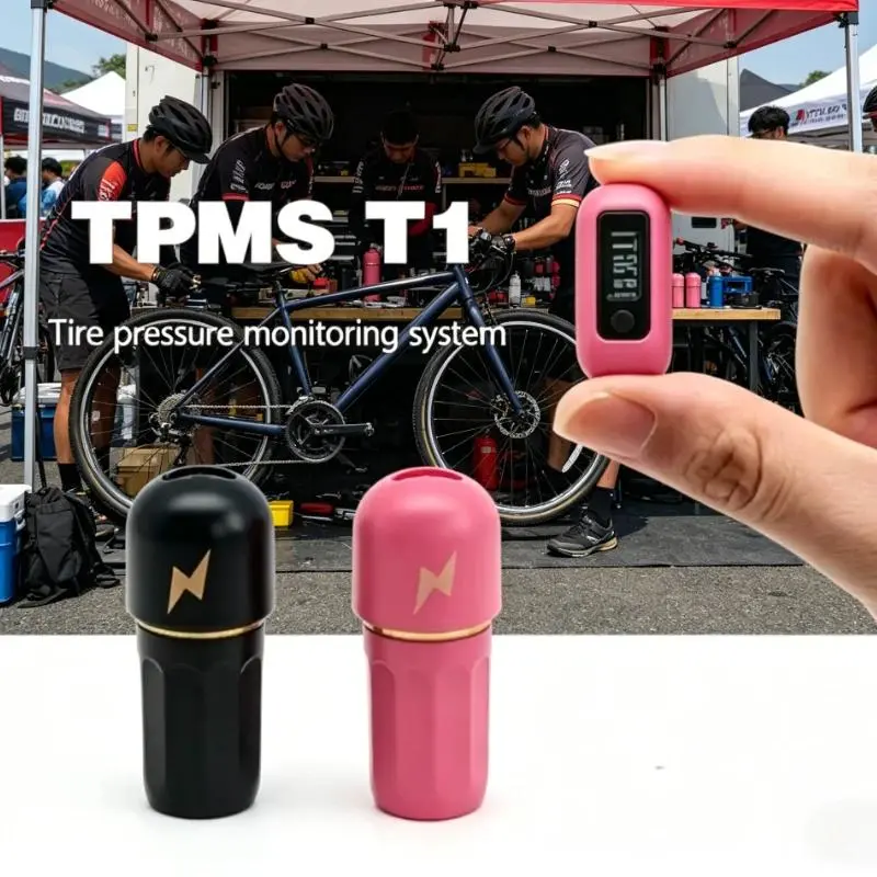 FOR RideNow TPMS T1 Tire pressure monitoring system Bike Air Pressure Monitor Real-Time Wireless Tire Pressure Detector 2pcs/box
