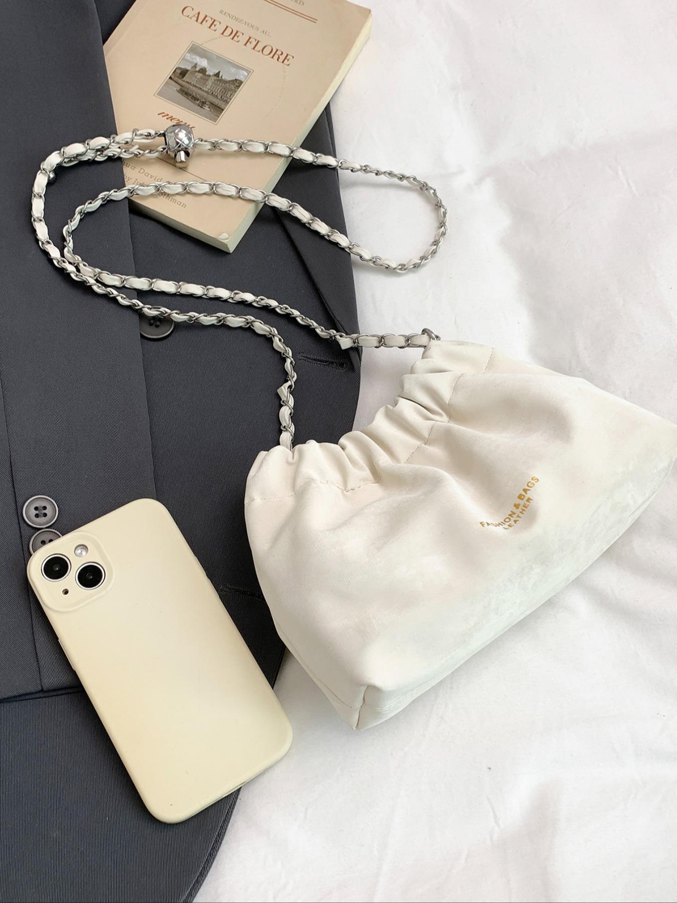 Unique Cloud Bag with Ruched Design, Rich Colors, Versatile Fashion Styles, Fits Phone & Makeup, Perfect for Party & Daily Use, Crossbody Chain Bag