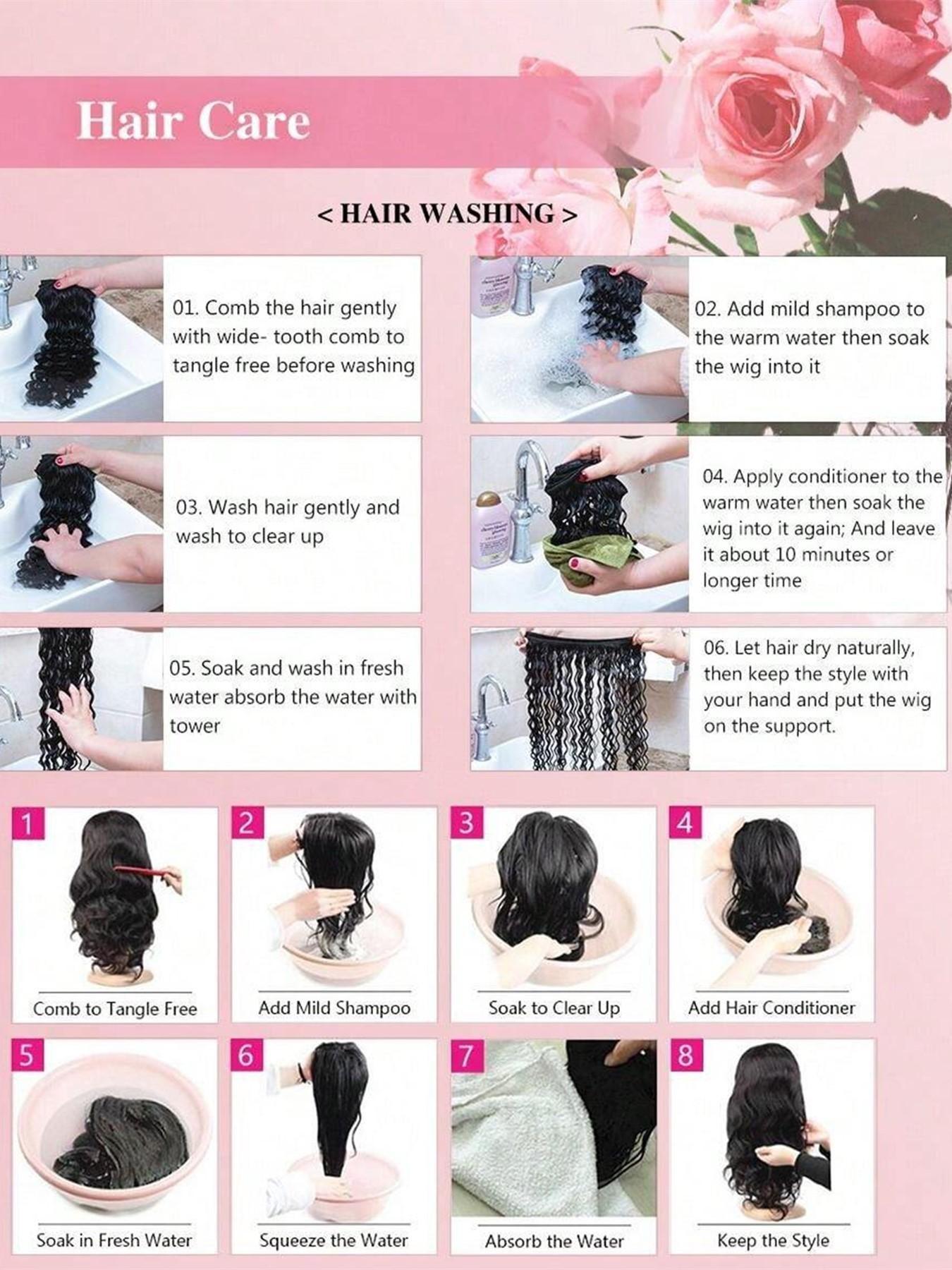 4x4 HD Lace Closure Wig Glueless Human Hair Wig P4/27 Color No Glue Needed Pre-Cut Lace Suitable for Women