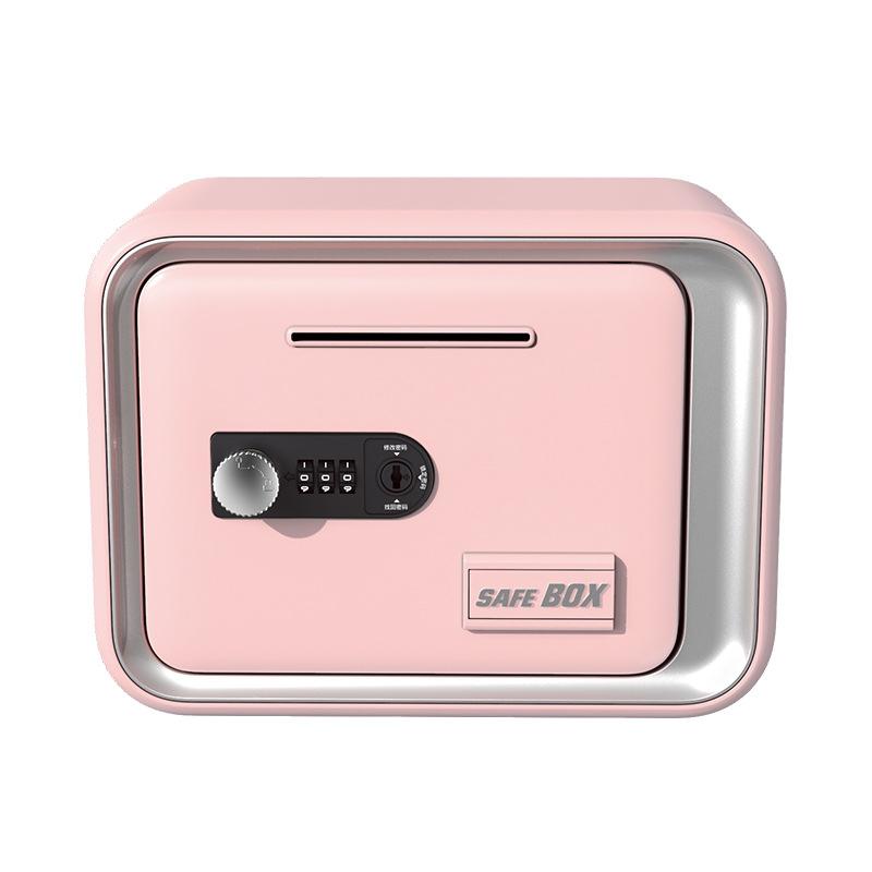 Household Mini Safe Cash Box, Lockable Money Jar Ideal Festival Gift