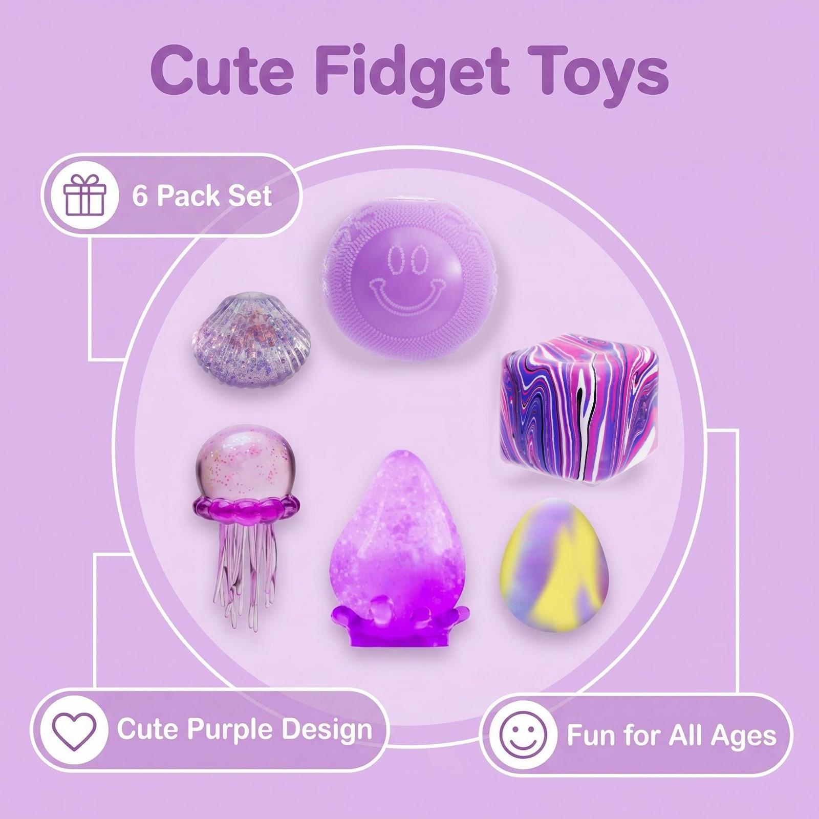 Stress Relief Toy Set, Malt Sugar Squeeze Therapy Kit, Creative Soft Gel Doll, Ideal for Pressure Relief, Birthday Gift, Party Present