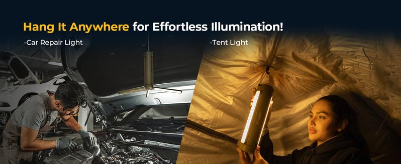 BougeRV 15600mAh Camping Light, Rechargeable Camping lights with Stretchable Tripod, Outdoor Portable Emergency Light Gear for Camping, Hiking, Work, Power Outages BougeRV 15600mAh Camping Light, Rechargeable Camping lights with Stretchable Tripod, Outdoor Portable Emergency Light Gear for Camping, Hiking, Work, Power Outages