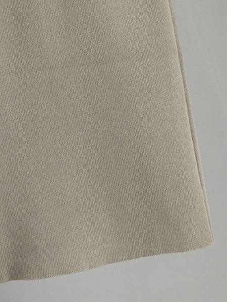 Trendy Knit Turtle Neck Tank & Wide Leg Trousers With Open-Front Long Cardigan Three-Piece Sets