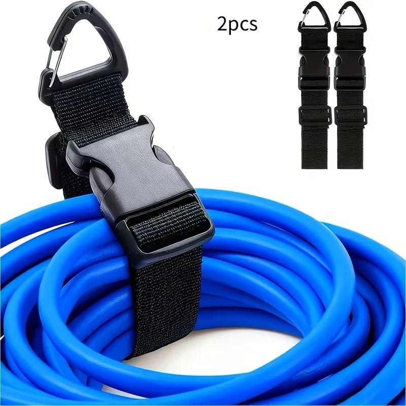 2pcs Adjustable Extension Line Organizer, Durable Three-Axis Buckle Cable Management Strap, Safe Storage for Studio and Garage