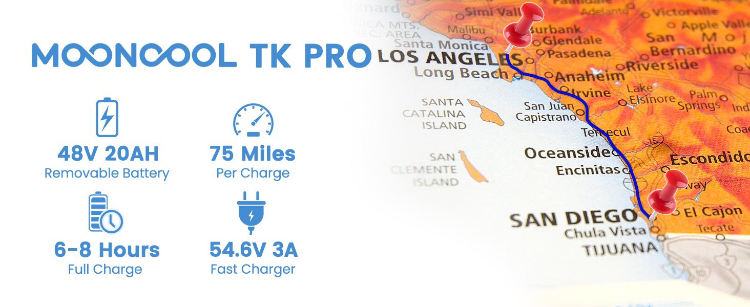 MOONCOOL Electric Tricycle for Adults, 750W 48V 20" Folding Electric Trike , 3 Wheels Electric Bicycle Peak Power 1500W, Aluminum Frame Electric Tricycle with Large Basket and Removable Battery