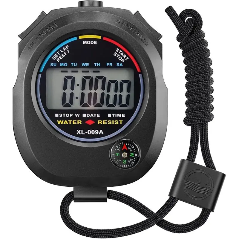 Outdoor sports KingL Digital Stopwatch Timer - Interval Timer with Large Display.