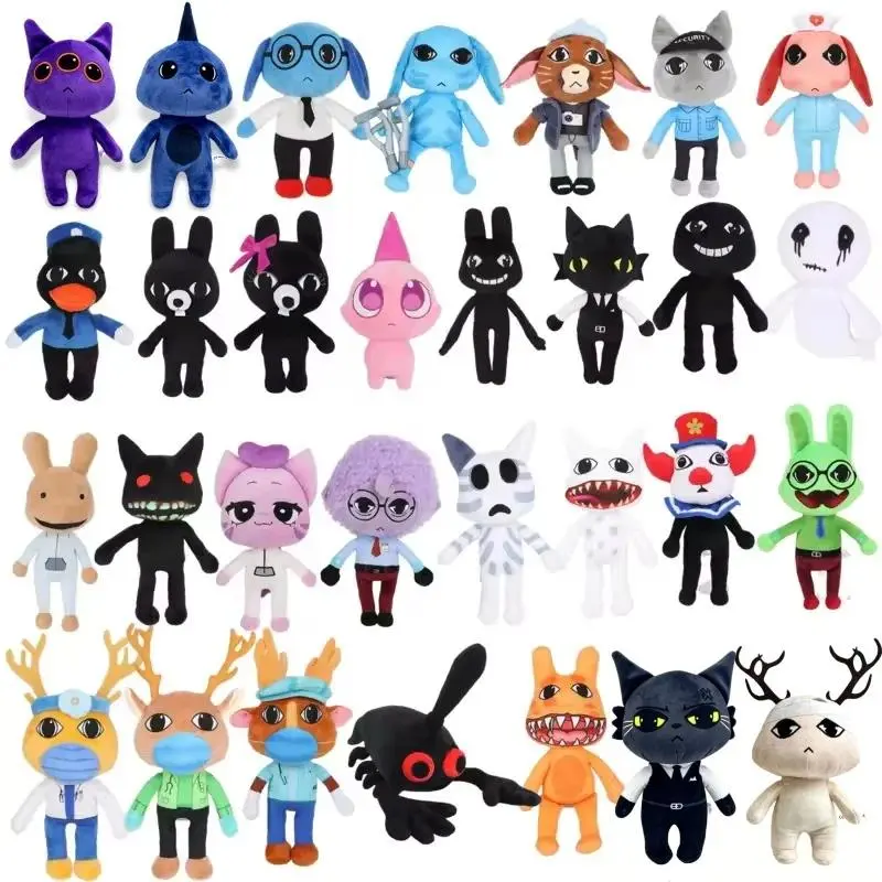 2026 New Horror Animal Hospital Anomaly Plush Doll Toy Soft Stuffed Cartoon Animal Plushie Home Decoration Fans Halloween Gift