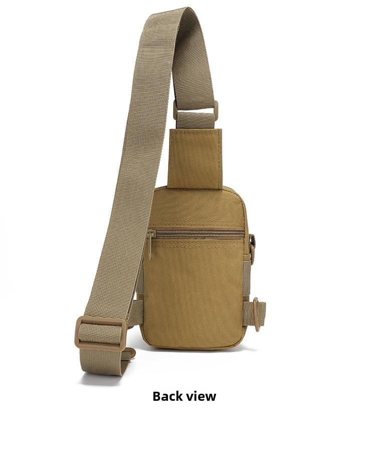 Outdoor Tactical Portable Breast Bag Multifunctional Kettle Bag Leisure Shoulder Crossbody Bag Mountaineering Cycling Travel Mobile Phone Bag