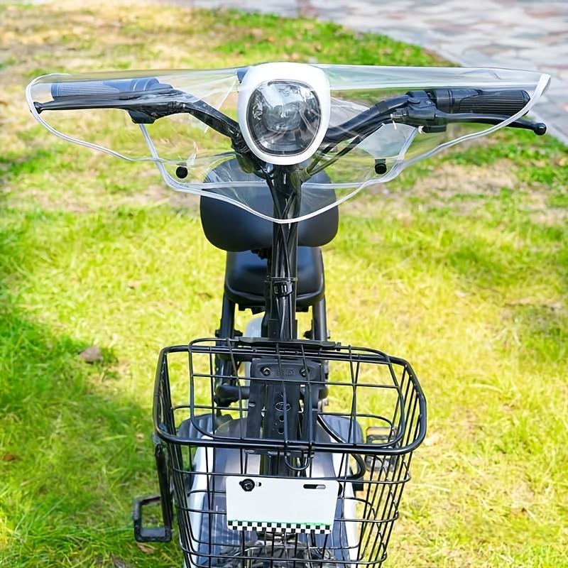 1pc Electric Vehicle Front Rain Cover, Center Console Dashboard Universal Handlebar Cover, Electric Vehicle Dashboard Rain Cover, Outdoor Riding Gear Cover