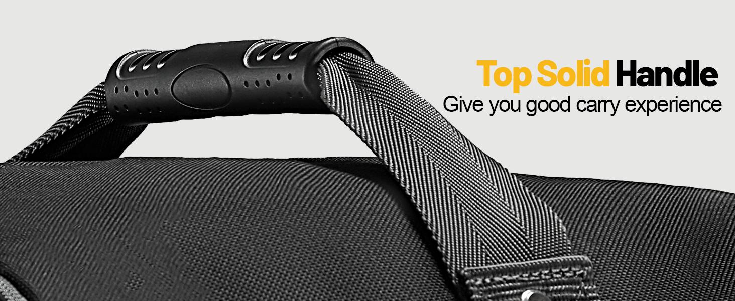 GoHimal Golf Travel Bag with Wheels, 1200D Heavy Duty Oxford Fabric Golf Travel Case for Airlines