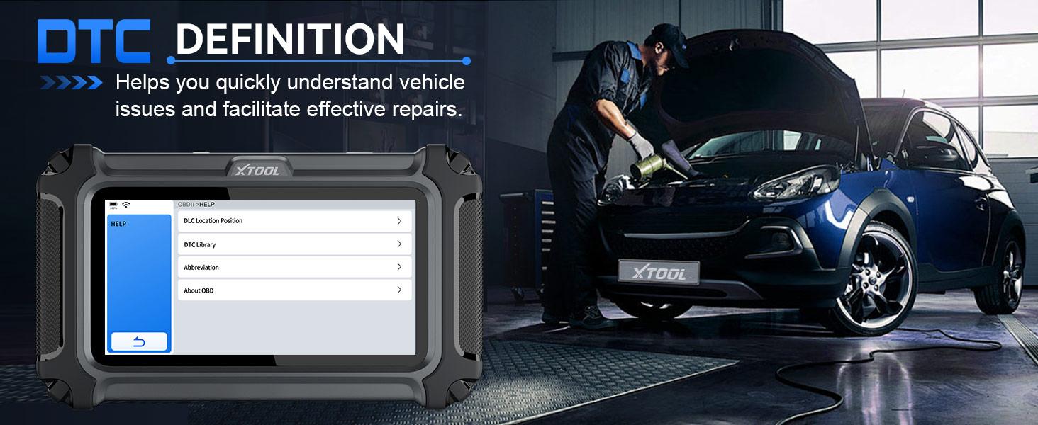 XTOOL D6 OBD2 Scanner Car Diagnostic Scan Tool for All System with Lifetime Free Updates, 15 Resets, Throttle Body Relearn, ABS Bleed, FCA AutoAuth & CAN FD Vehicle Automotive