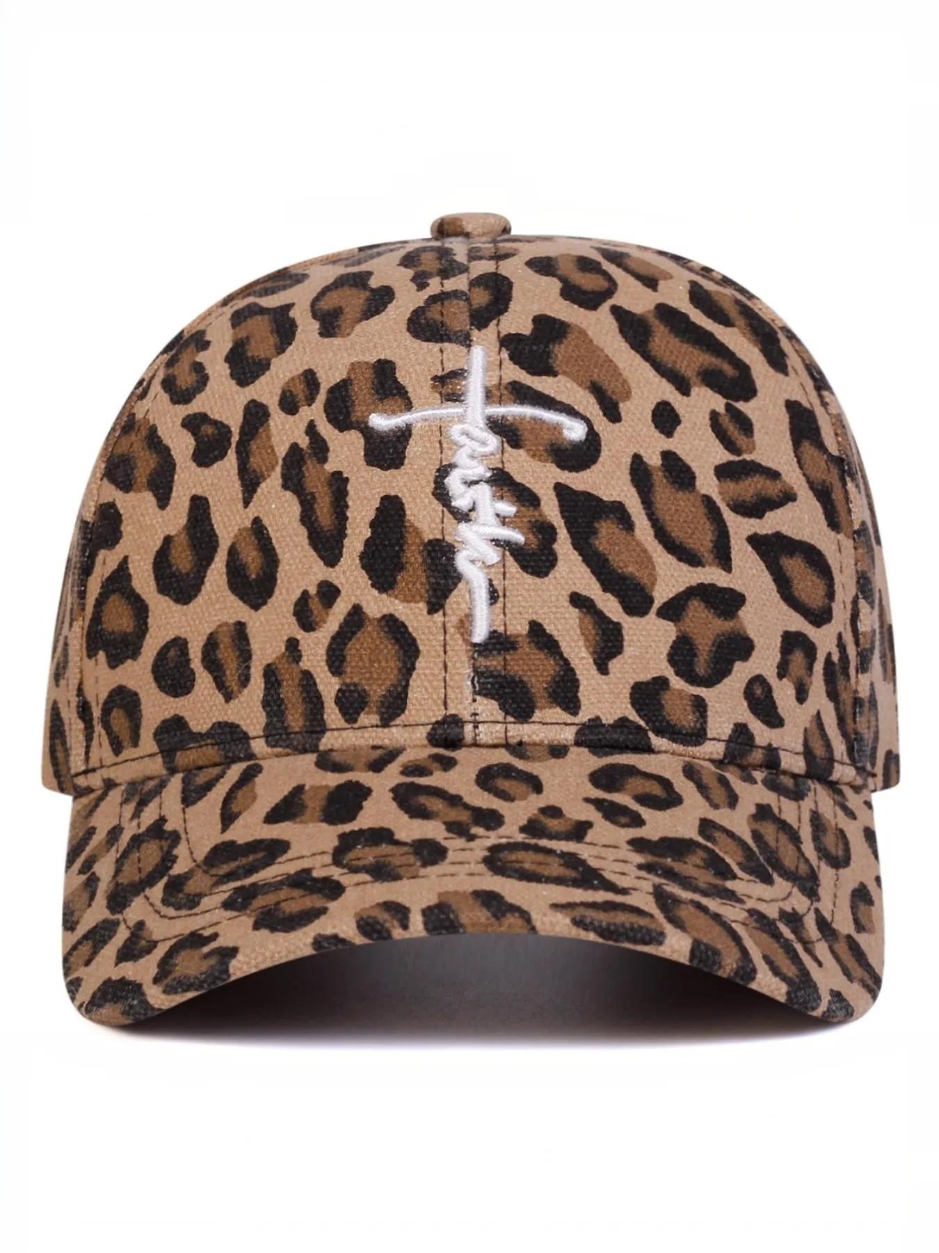 Cross Stitch Leopard Print Bucket Hat, Vintage Style, Soft Breathable Comfort, Unisex Summer Casual Wear, Ideal for Men and Women