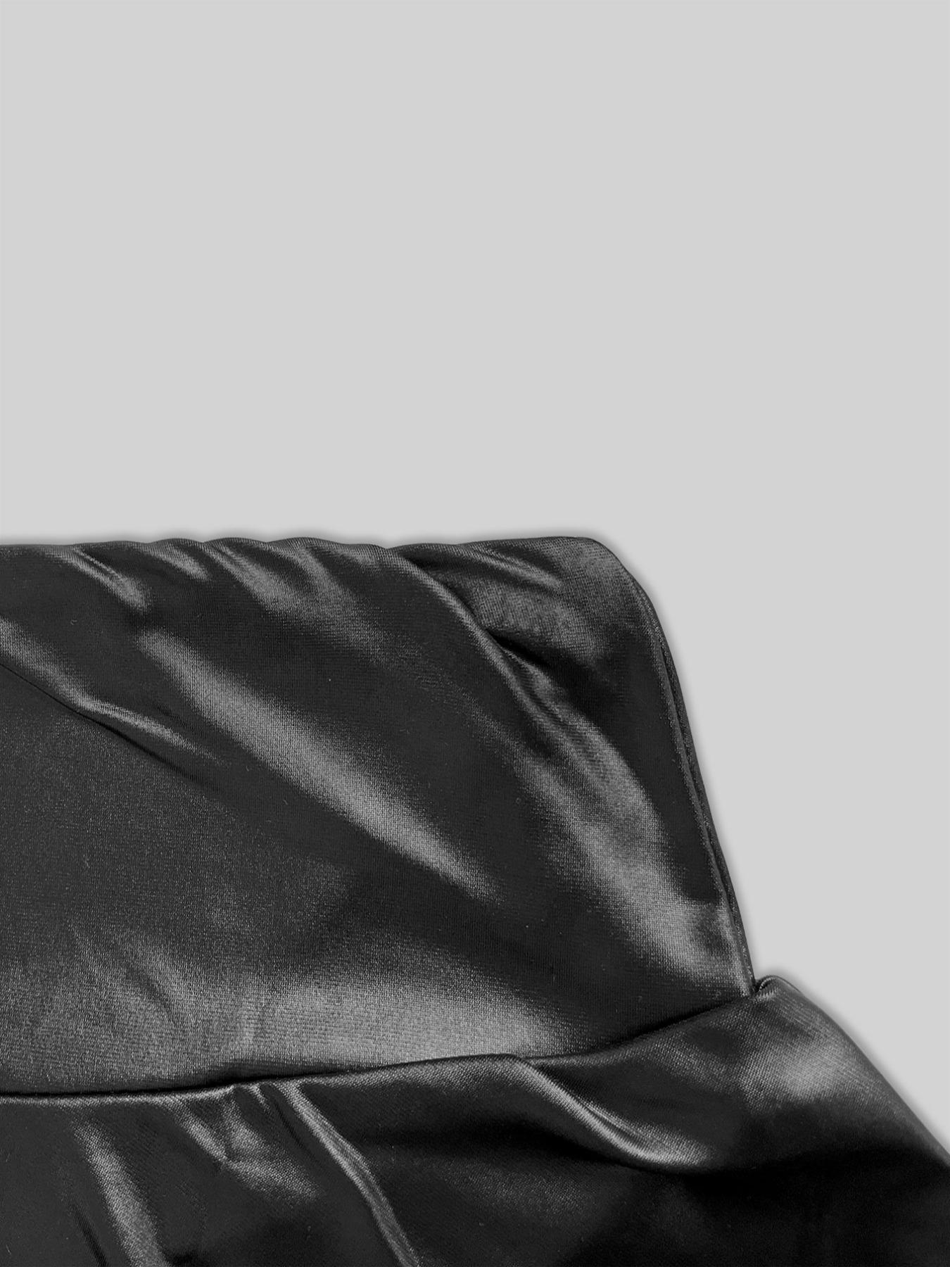 SXY Women's Black Solid Color High Waist Flared Skirts, Suitable for Daily Wear, Club Parties and Night Out, Comfortable and Fashionable All-match Clothing