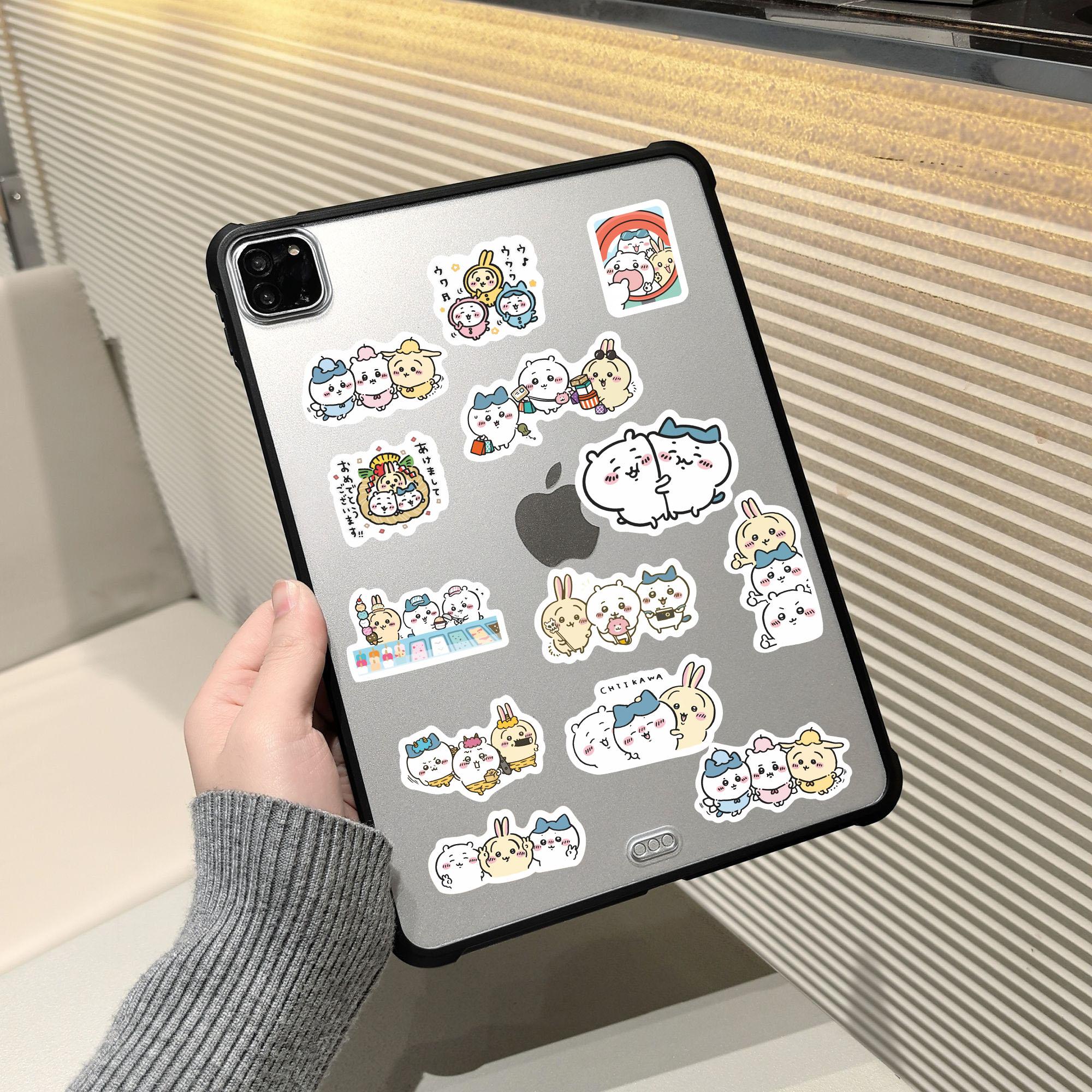 50pcs Chiikawa Kawaii Stickers Pack, Sticker Sheets, Waterproof Cute Japanese Anime Character Decals for Laptop, Water Bottle, Journal & Scrapbook, Anime Fan Gift