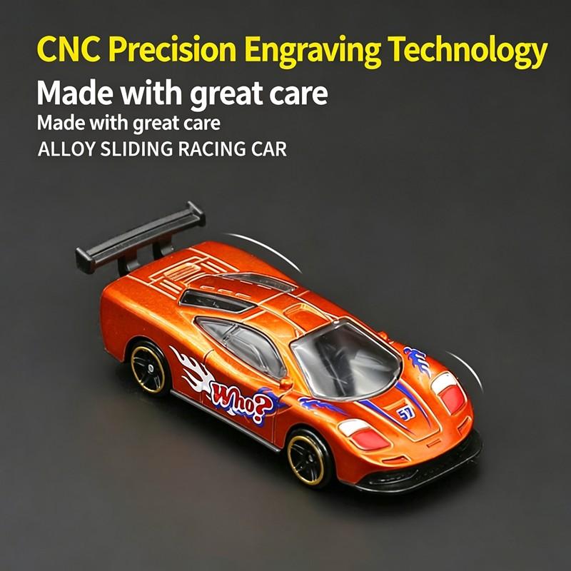 6-Piece Alloy Race Car Toy Set, Collectible Model 1:64 Scale, Rally Simulation, Vibrant Mini Metal Cars, Perfect for Party Gifts