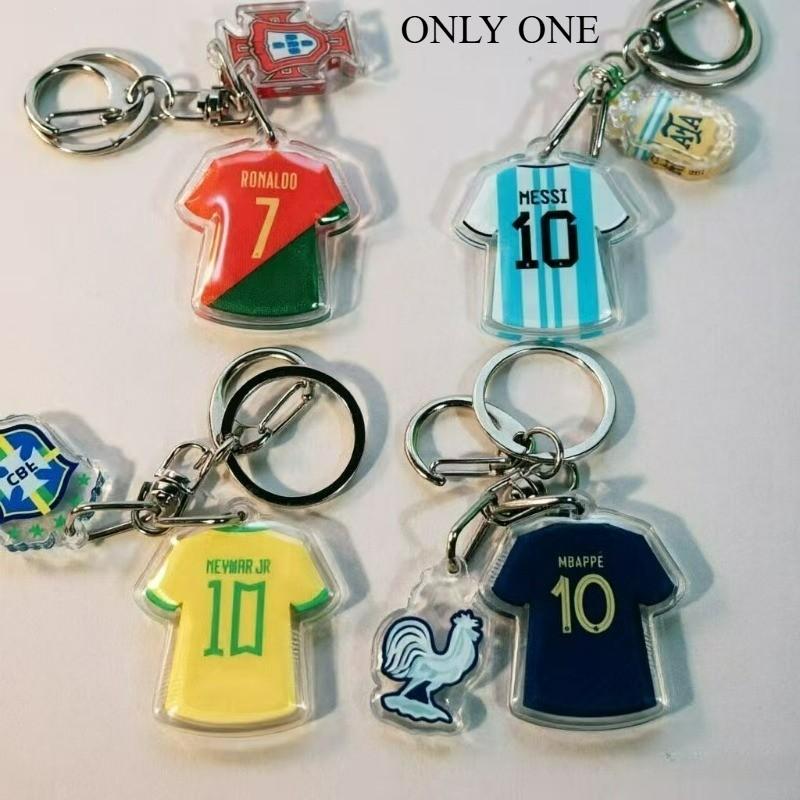 2026 World Cup Style Jersey Keychain, Messi Neymar Ronaldo Mbappe, Fashion Accessory, Sports Memorabilia, Unique Gift Idea