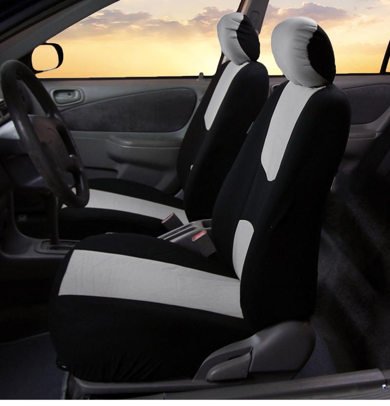 TOYOUN Universal Car Seat Covers Full Set No Zippers for Back Seat Auto Accessories for Cars Trucks Vans SUVs Front & Back Seats TOYOUN Universal Car Seat Covers Full Set No Zippers for Back Seat Auto Accessories for Cars Trucks Vans SUVs Front & Back Seats