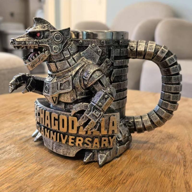 Godzilla 70th Anniversary Resin Mug, Limited Edition Collectible Cup, Durable & Stylish Drinkware, Perfect Gift Idea for Fans