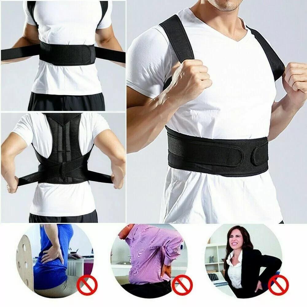 Drive Pain-Free & Sit Straight Premium Posture Corrector with Upper/Lower Back Support & Comfort Compression Healthcare Tool