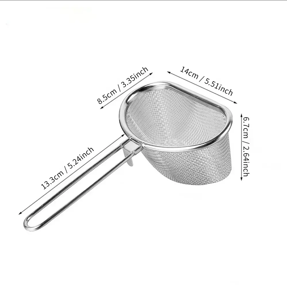 Stainless Steel Wall-Mounted Filter Basket, Ideal for Hot Pot, Noodle Cooking, Soup Serving, Durable and Easy to Clean, Perfect for Restaurants