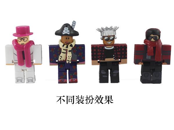 8pcs 2.5-3 Inch Roblox Fashion Famous Action Figures With T-Stage 2 Chairs Display Accessories Box Toy Set in stock