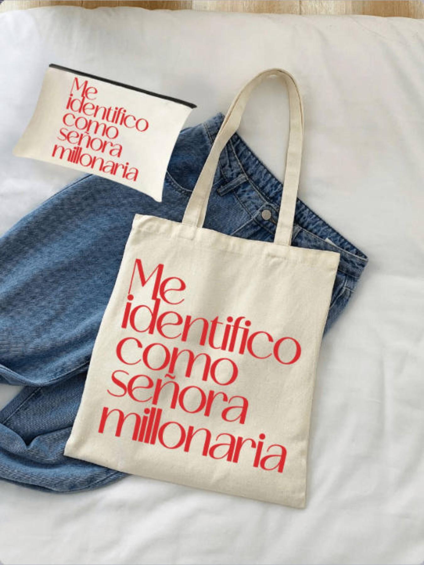 Neutral Tote Bag Set, Includes Shoulder Bag and Makeup Bag, Casual Canvas, Large Capacity, Perfect for Commute, School, Gifts