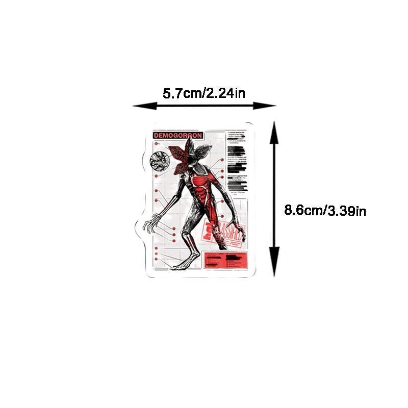 Stranger Things 5 Classic Elements Graffiti Stickers, Luggage Skateboard Water Bottle Decorative Stickers, Unique Creative Stationery Stickers Wholesale