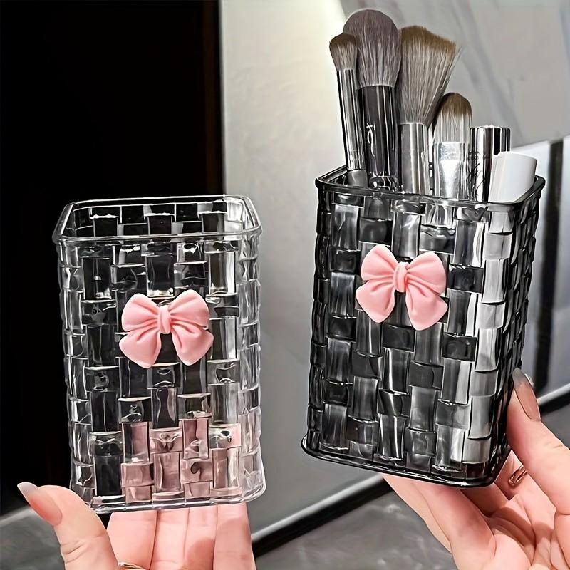 Large Capacity Transparent Acrylic Cosmetics Organizer Storage Box, Multi-Functional Desktop Organizer with Drawers, Ideal for Makeup Brushes, Lipsticks, Stationery, Beauty Organizer Box, Cosmetic Organiser