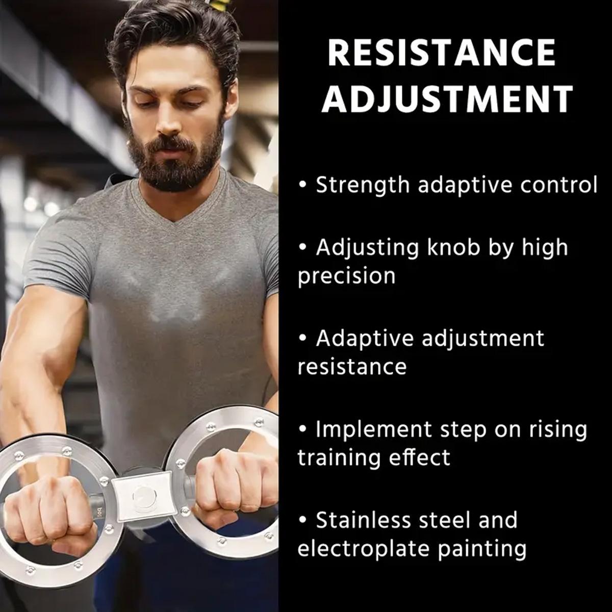 Adjustable Resistance Arm Trainer, Arm Strength Trainer - Multifunctional Forearm and Muscle Exercise Device, Suitable for Boxing, with a Figure-8 Design and Non-Slip Grips, Ideal for Speed Training and Fitness