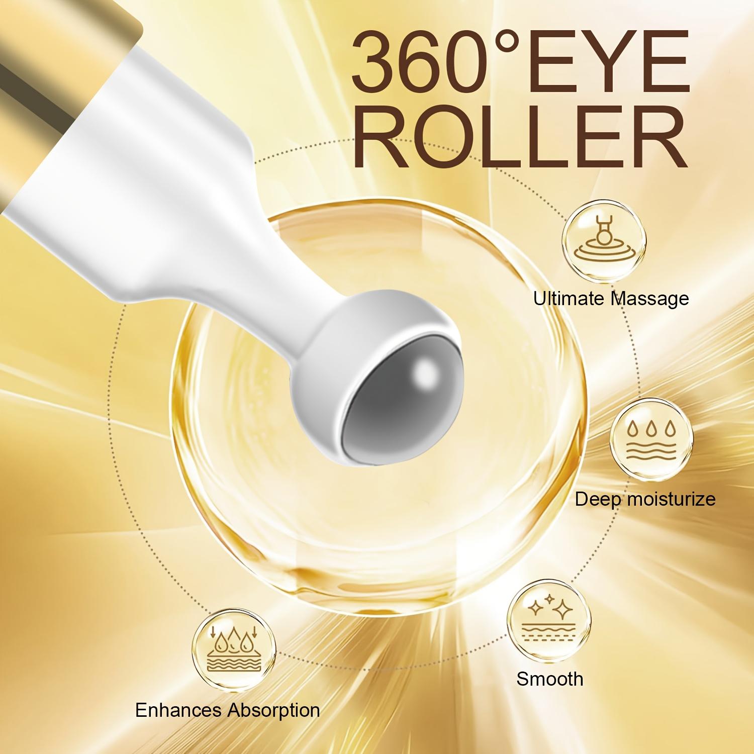 8-In-1 Eye Serum Balm, Firming & Deep Hydration, Moisturizing, Smooth Texture, 360° Roller Massager, Contains Retinol Collagen Niacinamide Ha
