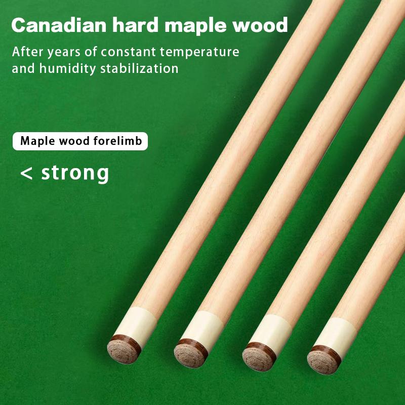 Premium  Billiards Cue Set With Leather Case, 1/2 Split, 12.5mm Tip, 18-20oz Weight, 58 inches Length, Perfect for Professional and Recreational Player.