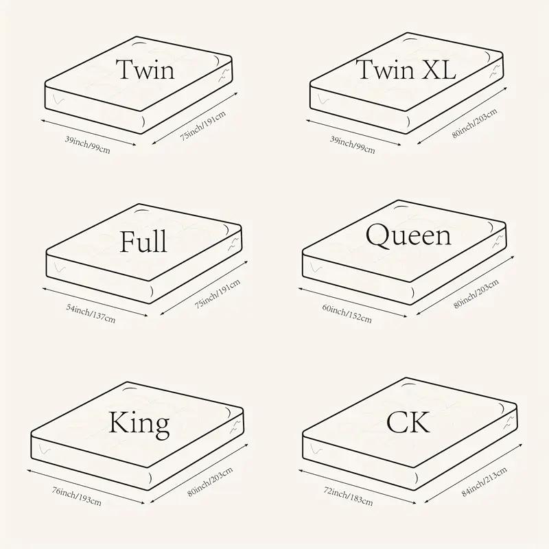 Bamboo Extra Thick Mattress Topper Waterproof Mattress Protector- 1000 GSM Quilted Fitted Extra, Cooling Breathable Pillow Mattress Pad - Deep Pocket Topper Fits 8-21 Inches