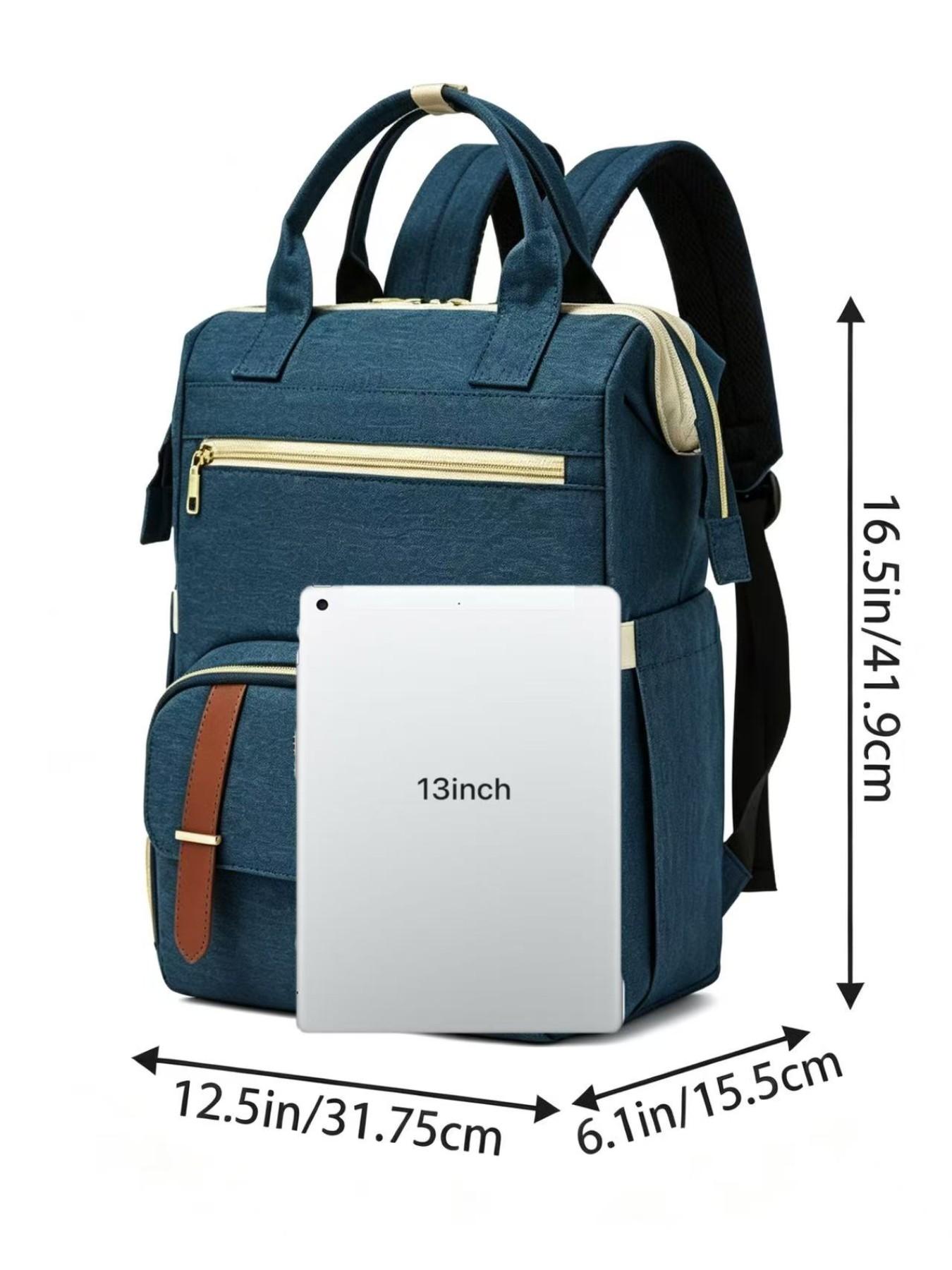 Multifunctional Commuter Backpack with Independent Insulated Lunch Bag, 15.6 Inch Laptop Compartment, USB Charging, Student Office Travel Backpack