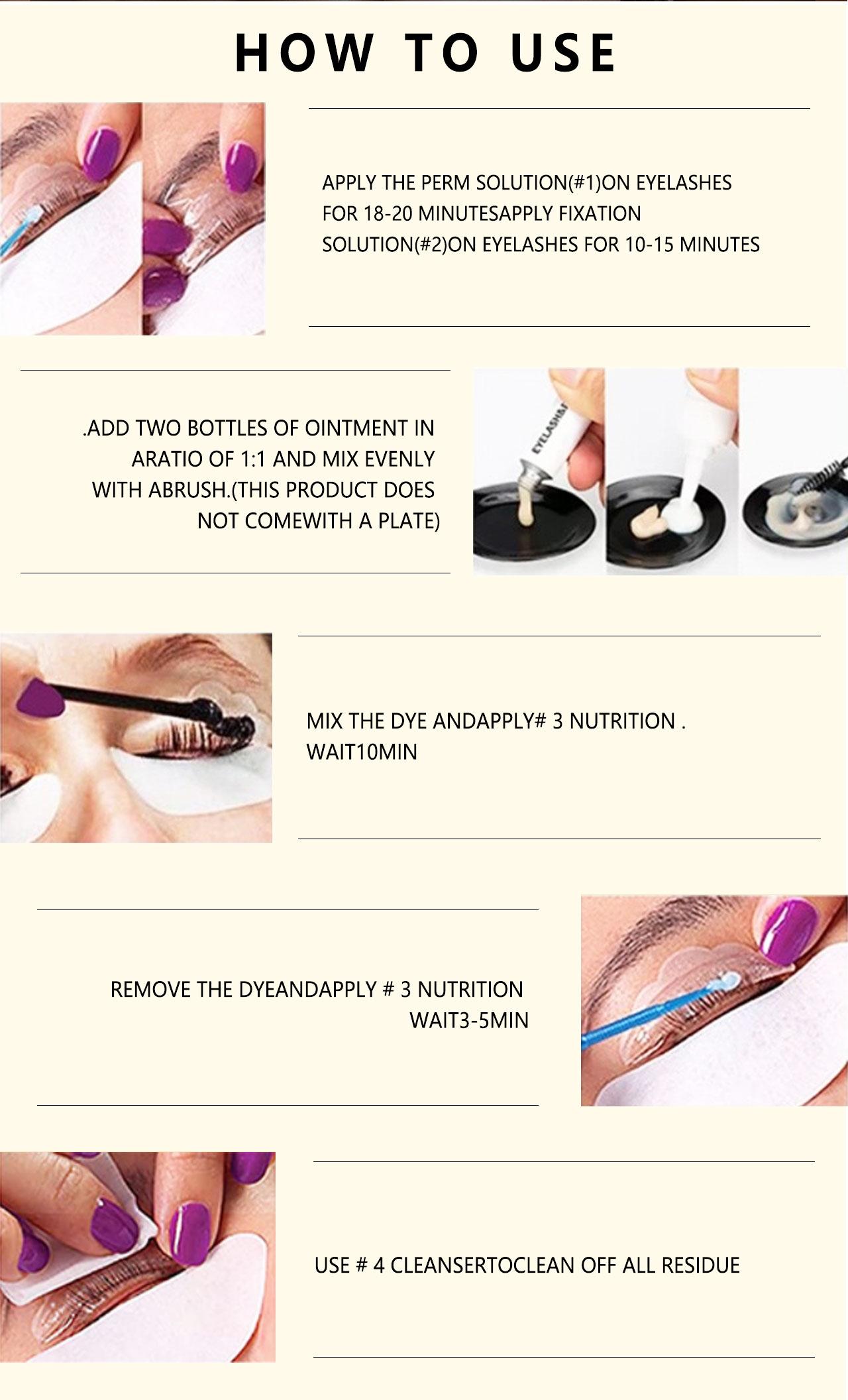 Eyelash & Eyebrow Tinting Kit, Eyebrow Tinting Cream, 1 Box Long-Lasting Natural Eyelash & Eyebrow Tint, Eye Makeup Tool for Women & Girls, Cosmetic