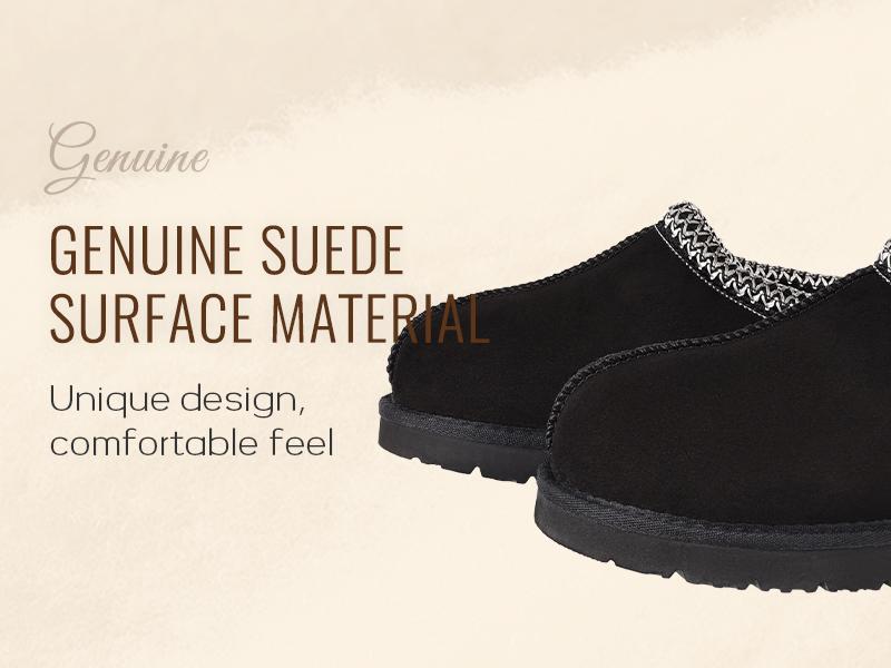 Clearance sale Women's Suede Slippers Outdoor House Slipper Non-Slip Fluffy Comfortable Warm Cute Mini Platform Braided Leather for Autumn Winter Fuzzy Cozy Classic Stylish