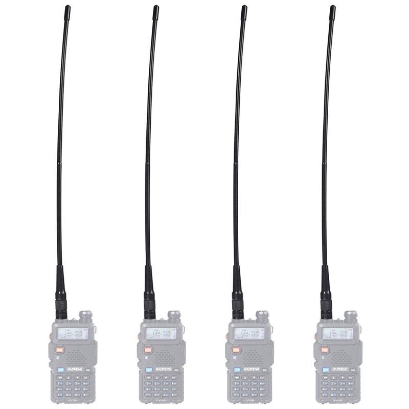 Baofeng BF-771 Antenna 14.96Inch Dual Band VHF/UHF High Gain Soft Whip Antenna for Baofeng UV-5R(All),BF-F8HP, BF-F8TD,UV-82(All) BF-888S UV-10R BF-H6/H7 TP-8Plus UV-K5 Baofeng BF-771 Antenna 14.96Inch Dual Band VHF/UHF High Gain Soft Whip Antenna for Baofeng UV-5R(All),BF-F8HP, BF-F8TD,UV-82(All) BF-888S UV-10R BF-H6/H7 TP-8Plus UV-K5