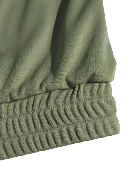 Women's Zipper Jacket & Striped Wide-Leg Pants Set, Streetwear & Casual, Two-Piece Suit for Daily Wear, Airport Outfit