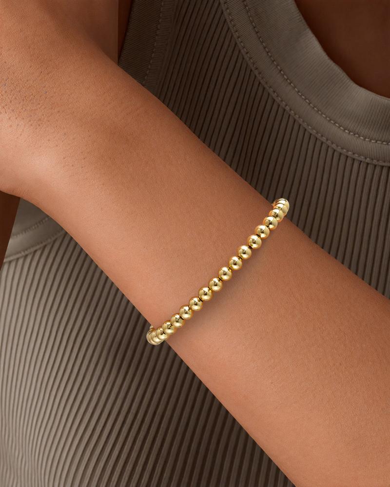 Aprilery Bead Bracelet Set for Women – Elegant Hypoallergenic Stackable Beaded Bracelets for Women