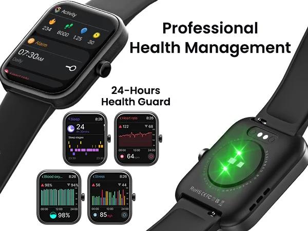 TOZO S3 Smart Watch (Answer/Make Call) Bluetooth Fitness Tracker with Heart Rate, Sleep Monitor FathersDayGift Wristwatch Wearable Smartphone