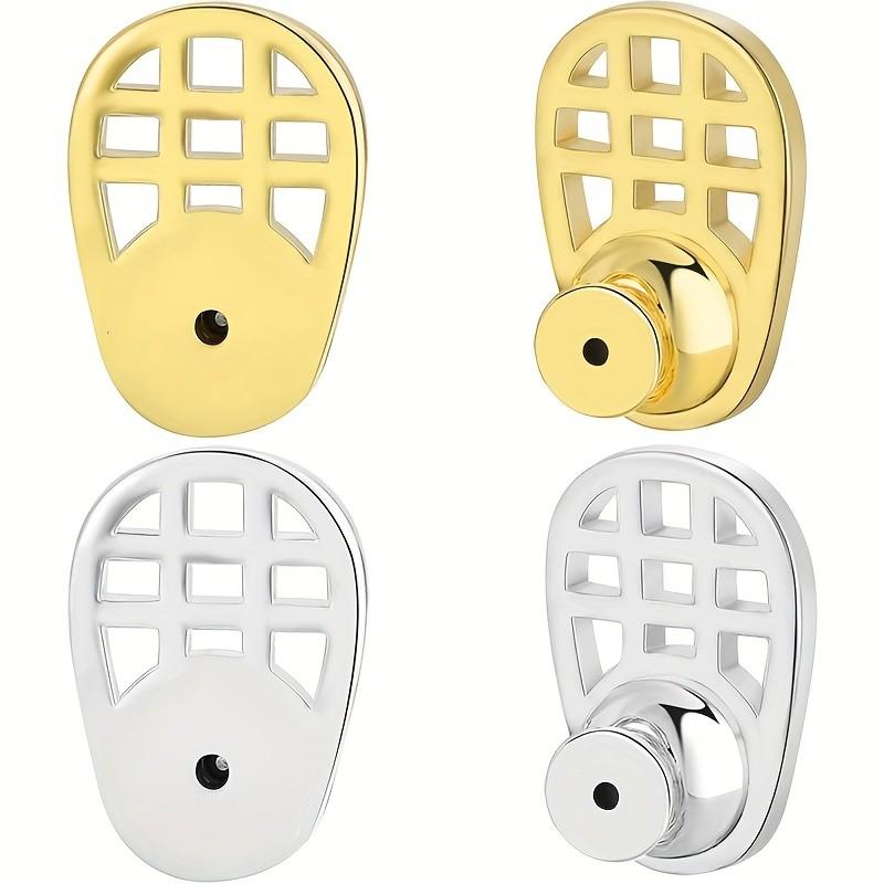 2pcs Set New Earring Backs, Durable, Shape Earring Enhancer, Suitable for Heavy Earrings, Locking Earring Back Replacement, Jewelry Gift for Women