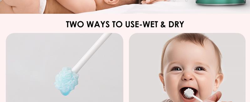 dearlomum Tongue Cleaner Newborn Toothbrush 32PCS/64pcs/96pcs Disposable Infant Toothbrush for Baby Oral Health Dental Care Alternative Oral Hygiene Solution