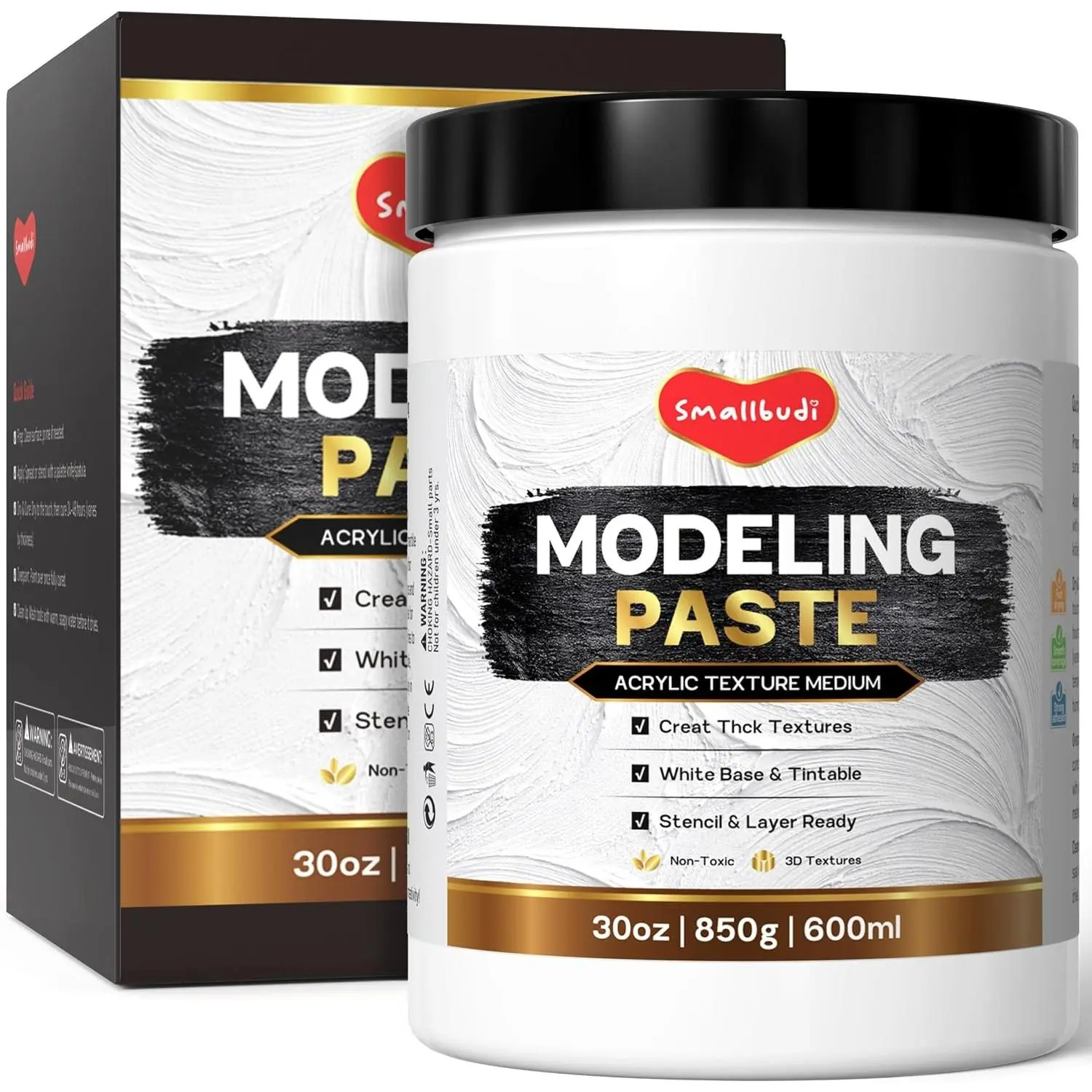 Modeling Paste 600 ml / 30 oz for Acrylic Painting