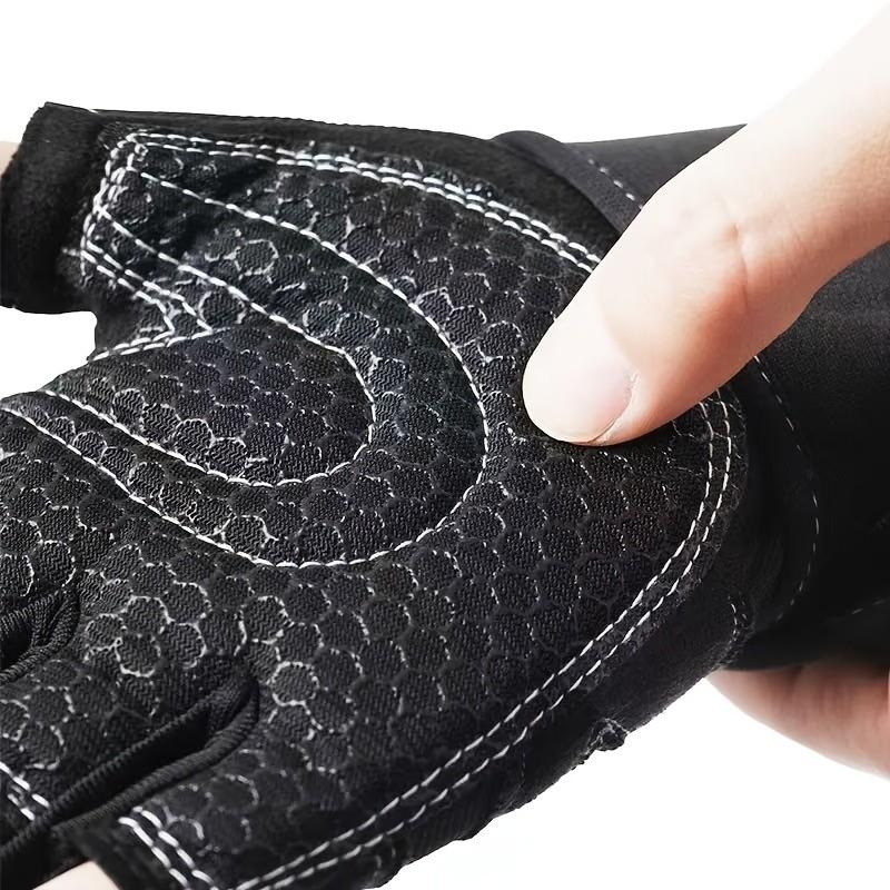 Men's and Women's Fitness Weightlifting Wristband Gloves, Ideal for Gym Exercise Training, Comfortable and Durable Design