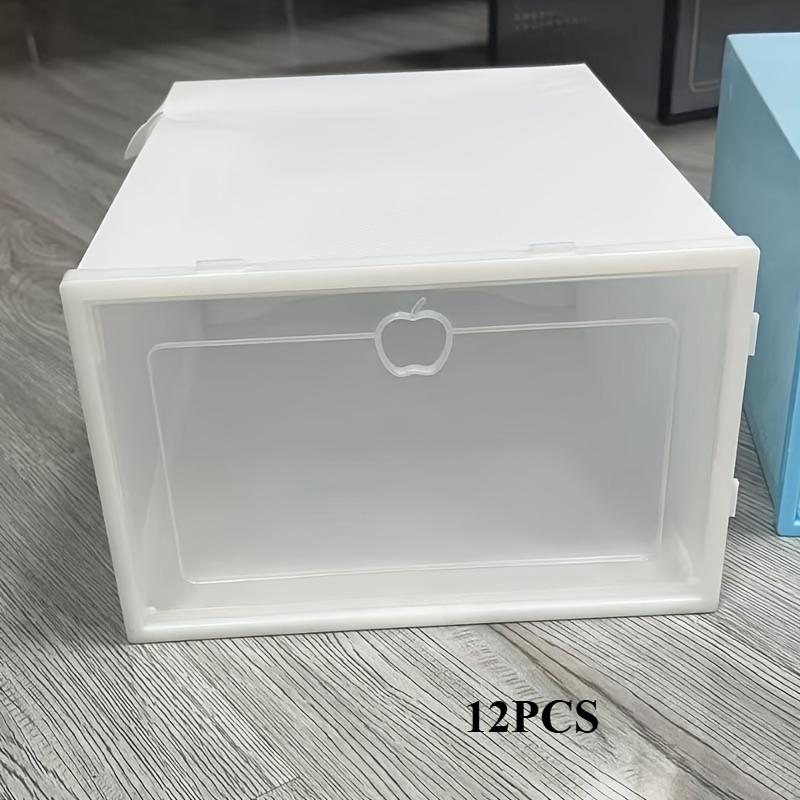 12piece high-value transparent shoe box | Stacking does not occupy an area, Drawer Storage Organizer