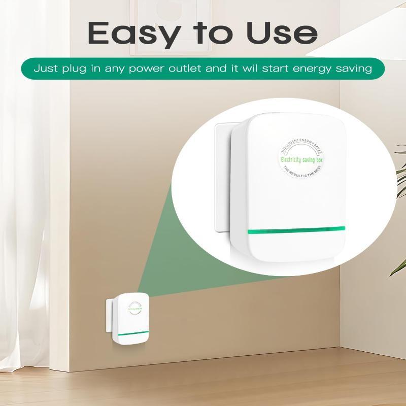 Smart Energy Saver Plug, Balances Current, Stabilizes Voltage, Suitable for Home and Office, Us Uk Eu Plugs, 2 Pieces