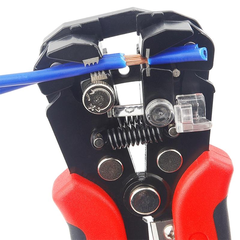 Three-In-One Multifunctional Automatic Wire Stripper Tool, Mechanical Repair, Men's Work Equipment, Building Tools, Cable Cutter, Multi-Function Pressing, Wirecutters