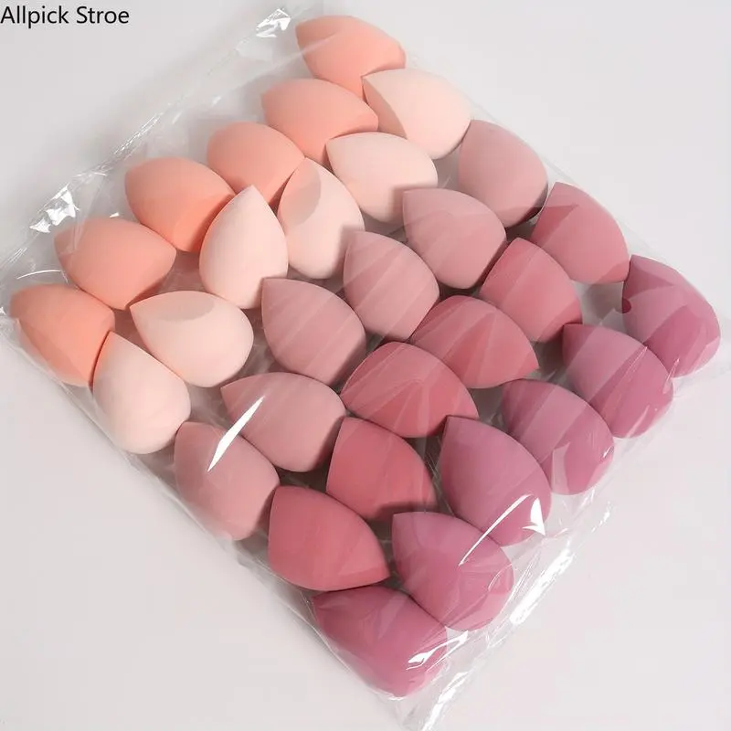 10 20PCS Makeup Sponge Blender Set, Silicone Free Soft Wet Dry Dual Use Foundation Creams Puff, Smooth Concealer Powder Face Applicators, Professional Cosmetic Beauty Tools Kits for Beginners