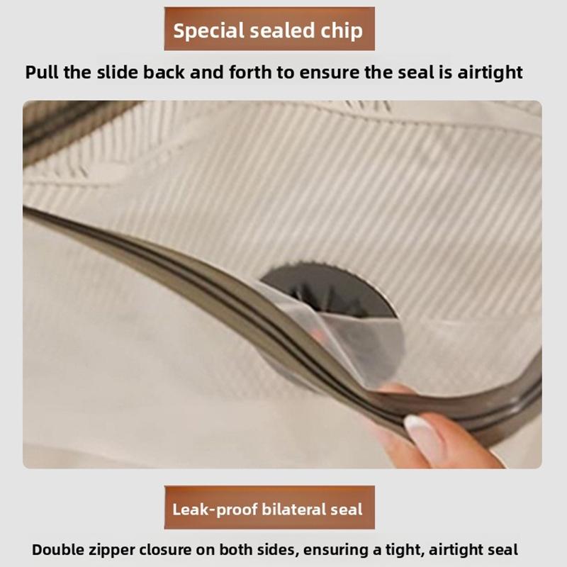 2026 Upgraded Rechargeable Travel Vacuum Bag Set 6/15-Pack Compression Bag for Luggage USB-Powered Handheld Pump Space-Saving, Durable Zipper, Lightweight Storage Box for Clothing and Packing, Travel Organizer Set