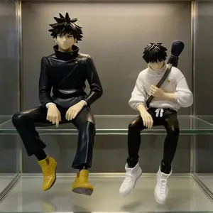 Hot Jujutsu Kaisen Okkotsu Yuta Fushiguro Megumi 14.5-17cm Sitting Posture Anime Model Figure Good Pvc Desktop Periphery Doll
