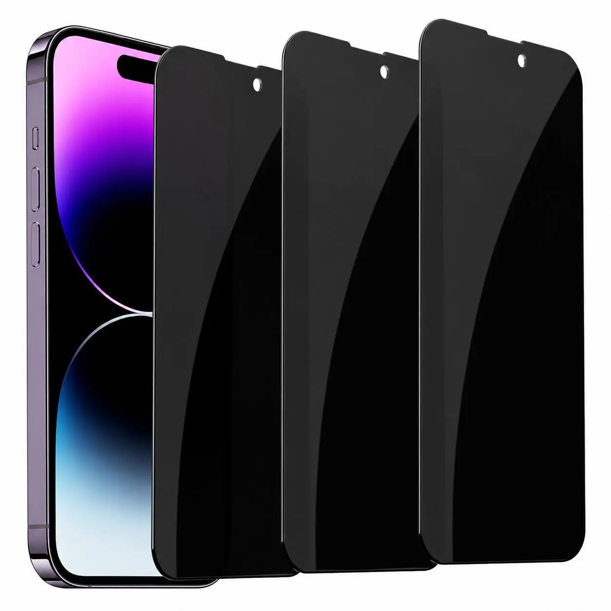 Anti-Spy Tempered Glass Privacy Screen Protector (2 Counts) - Cellphone Protection Cover, Phone Accessories for iPhone 18/17/16/15/14/13/12/11 Pro Max Plus, X, XS, XR, Mini Devices,techvibes